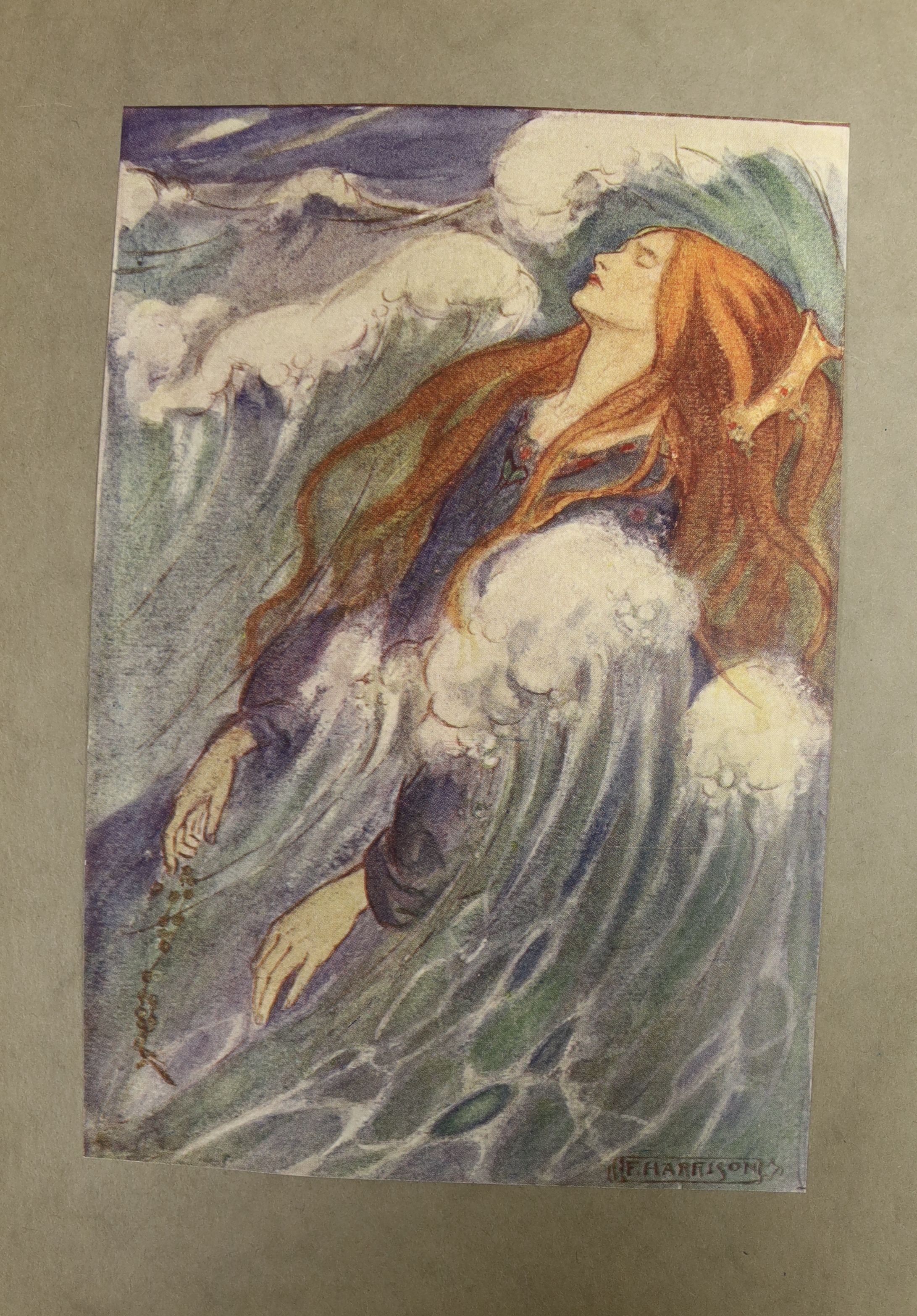 Harrison (Florence, illustrator) - Christina Rossetti Poems, Blackie, pictorial gilt and cream binding